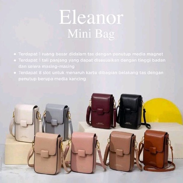 Eleanor Mini Bag || Tas Selempang Mini Terbaru Jims Honey