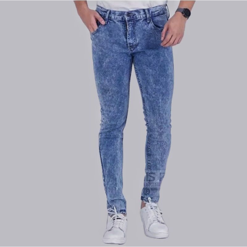 Celana Jeans Pria AK DENIM-039™ Original Men's Long Pant's Soft Jeans Shandwash Snow Premium | Celana Jeans Pria Panjang | Celana Jeans Cowo