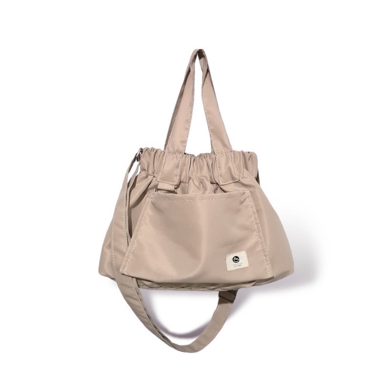 Dumpling Bag Tas Selempang Handle Bag Tas Wanita Tas serut Terbaru Size M Minor Mate Krem