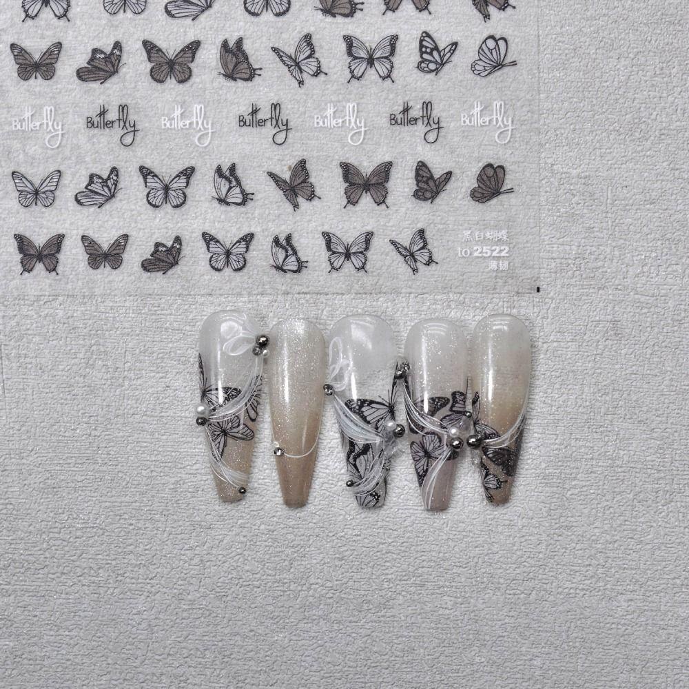 Mxbeauty Stiker Kuku Hati Wanita Perekat Diri Cinta Hati Manikur Aksesoris Bentuk Tidak Teratur Nail Art Dekorasi