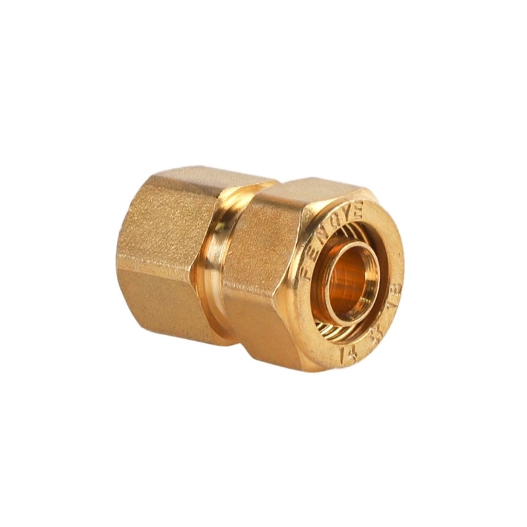 Sok Sambungan pipa air panas Kuningan 1/2&quot; 3/4&quot; SPD Sock fitting pipa Brass Fitting Pipe 1/2 inch 3/4 inch