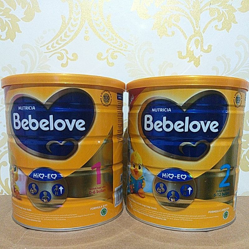 BEBELOVE 1 BEBELOVE 2 800gr susu bayi 0-6/6-12 bulan