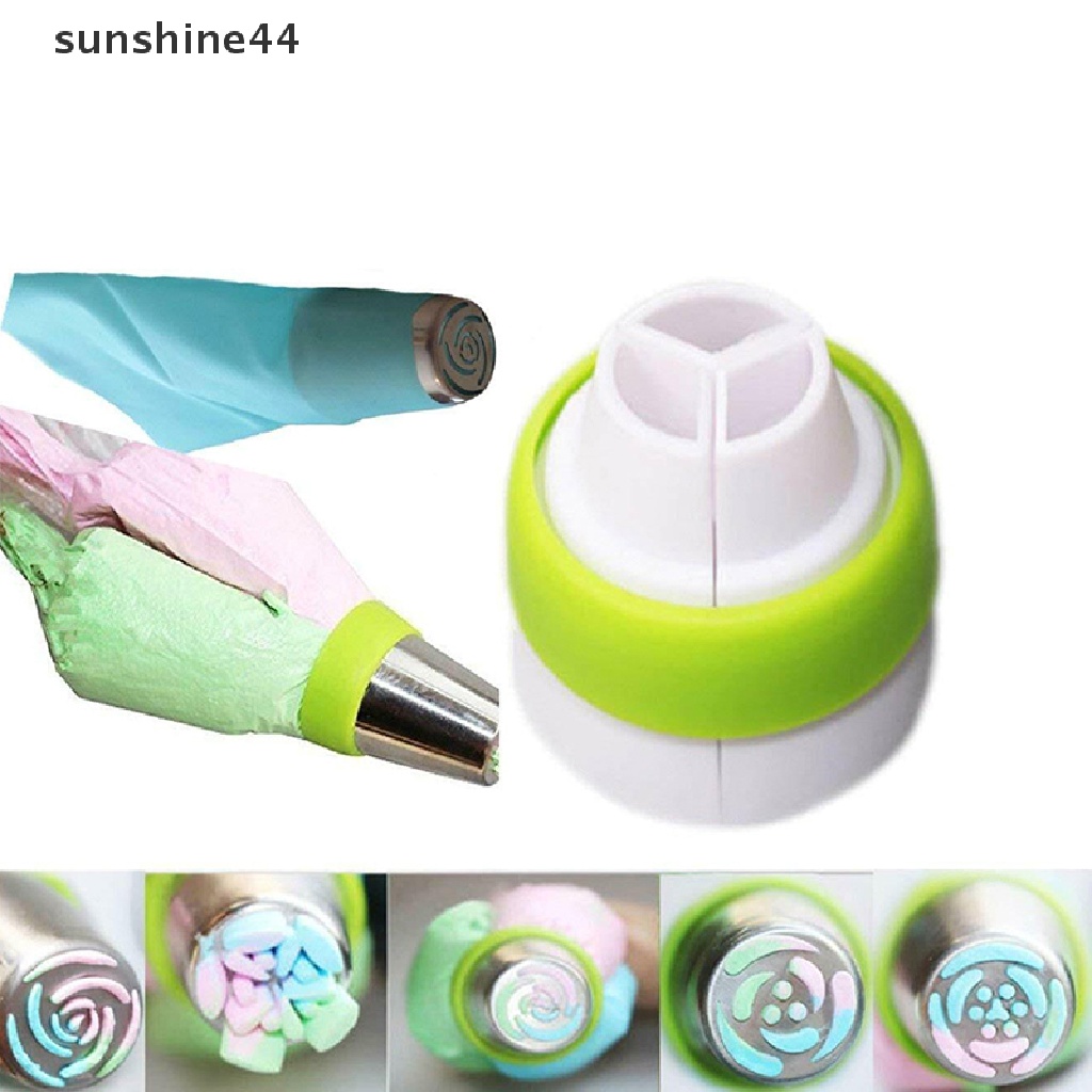 Sunshine 7Pcs Spuit Piping Rusia Bentuk Bunga Untuk Dekorasi Kue