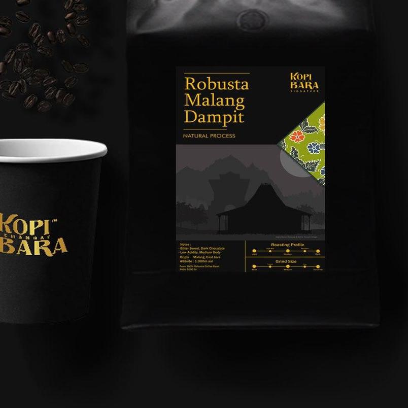 

FREE GRATIS ONGKIR Robusta Malang Dampit 1Kg Coffee Bean Kopi Bara Biji Signature PIRT Enak