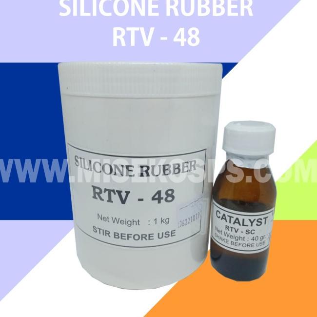 

SILICONE RUBBER RTV 48 DAN CATALYST SC CETAKAN SILICON SILIKON 1KG