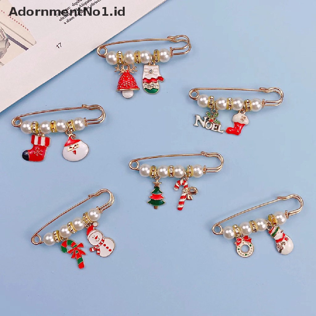 1pc Bros Rantai Rumbai Desain Pohon Natal Santa Claus Kaos Kaki Snowman Rusa Snowflake Untuk Pesta