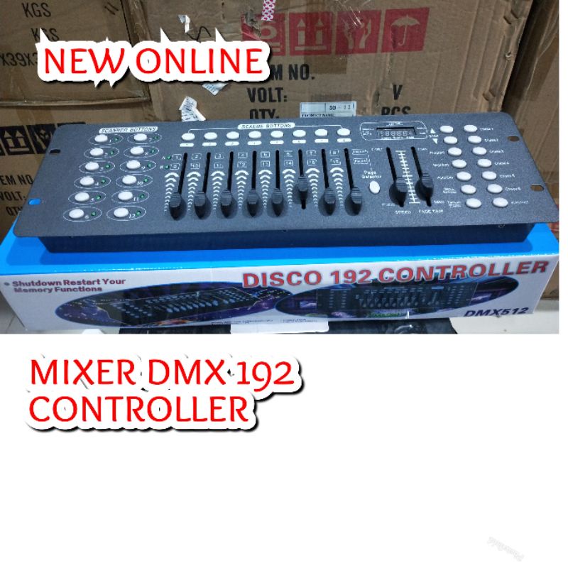 MIXER LIGHTING DMX 512  CONTROLLER 192