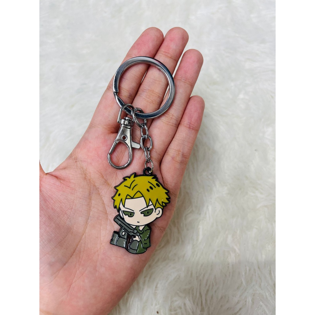 ACC 020 Keychain Ganci Loid Angry Caracter Spy x Family Stainless