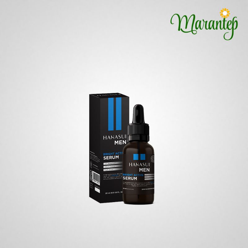 Serum Wajah Pria Hanasui Men Bright Active Serum Pencerah Wajah Pria