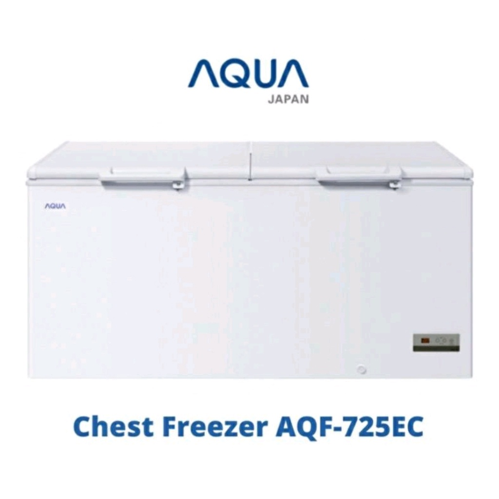 KULKAS BOX CHEST FREEZER AQUA KAPASITAS 719 LITER TYPE  AQF 725 EC