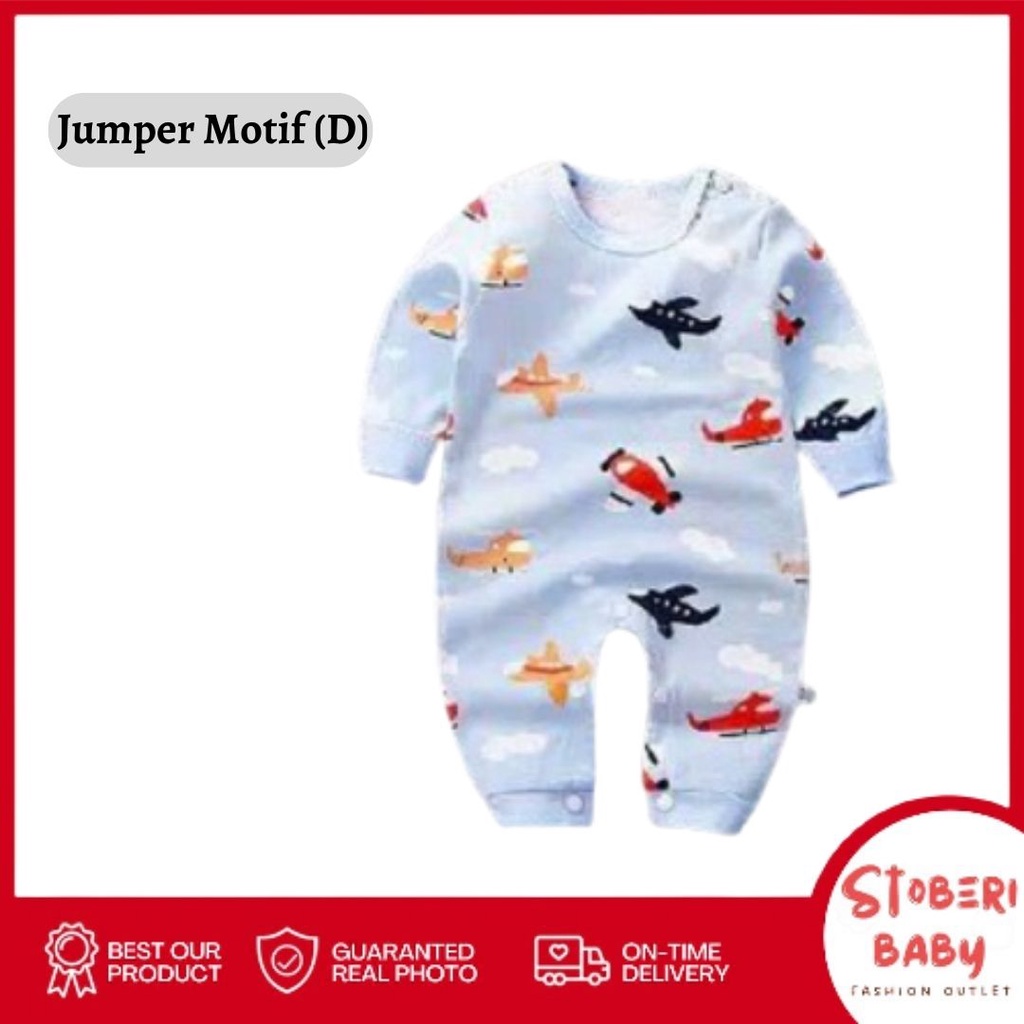 stoberi baby - JUMPER BAYI PANJANG IMPORT 0-6 bulan / romper bayi baju bayi jumper lucu bayi 100% import A1