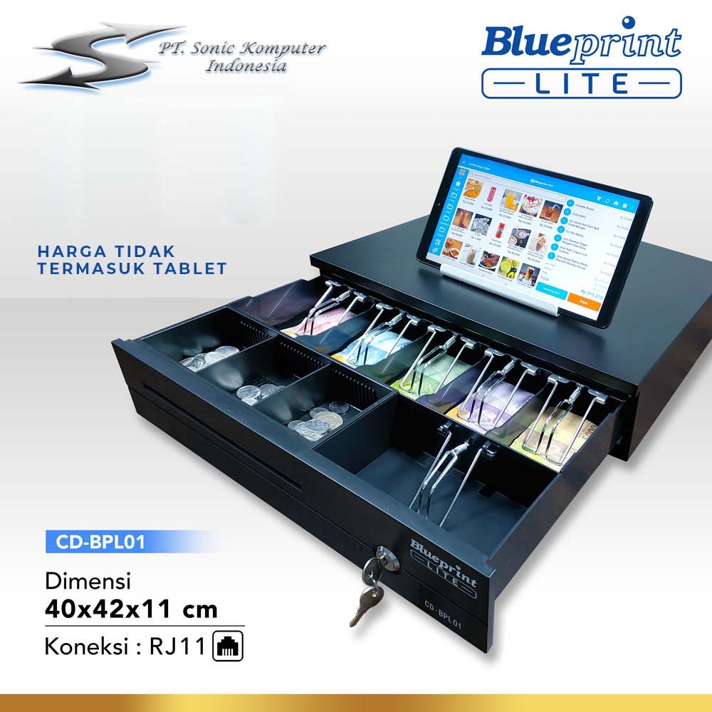 CASH DRAWER / LACI KASIR / LACI UANG BLUEPRINT CD-BPL01