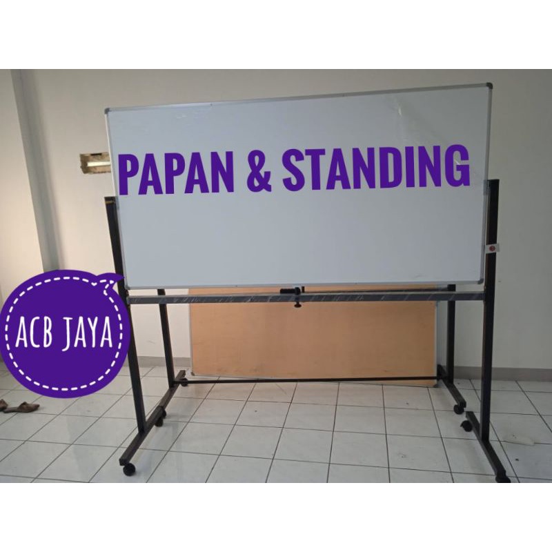 

Papan & Standing 100x200 cm & 120x180 cm (Free Spidol, hapus & tempat spidol)