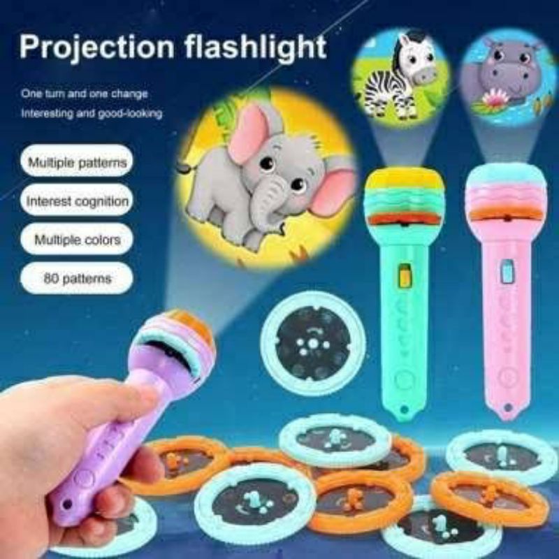 SENTER PROYEKTOR ANAK/Flashlight proyektor