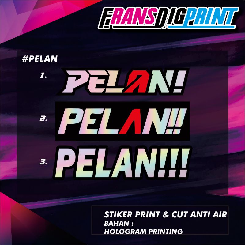 

stiker hologram,stiker pelangi,stiker racing,pelan ,stiker viral, stiker kece