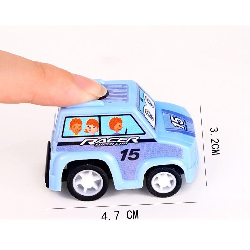 Pineapple 6PCS Pull Back Car Anak Plastik Model Mobil Mobil Mini