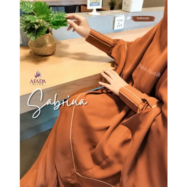 Ready Set gamis Syar'i Sabrina by Afada Hijab