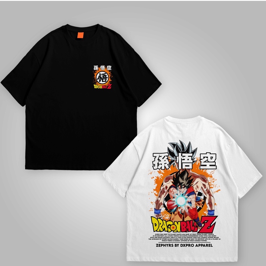 T-SHIRT OVERSIZE SON GOKU HEAVY COTTON 20S