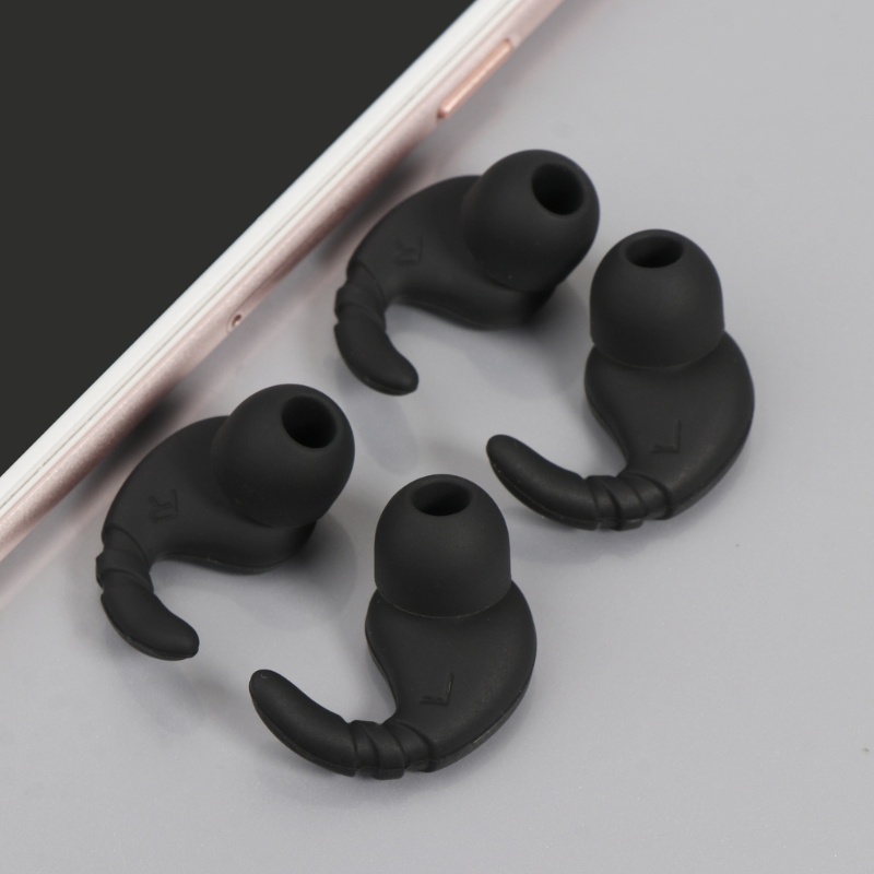 Cre Penstabil Sisi Sirip Wing Eartips Silikon Earbud Earplugs Earhooks Untuk