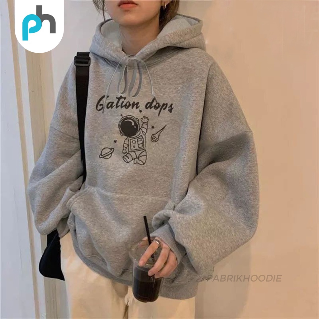 PABRIKHOODIE - HOODIE JUMPER GATION DOPS  M-XXL (SABLON) {PRIA &amp; WANITA}