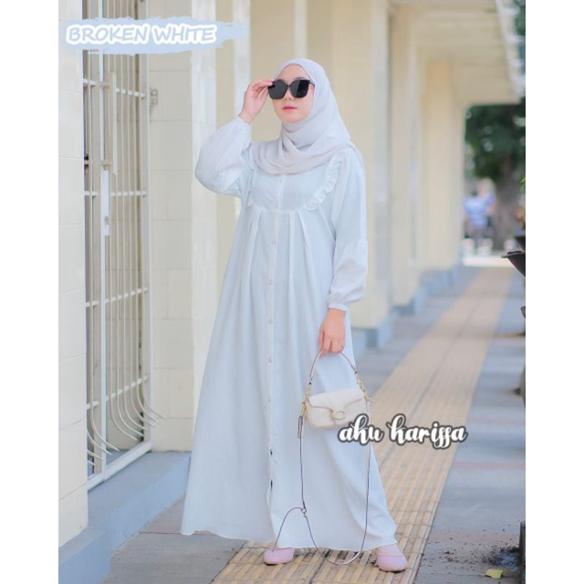 Gamis Murah Kekinian Tiara Dress Original by Aku Karissa Terbaru 2022