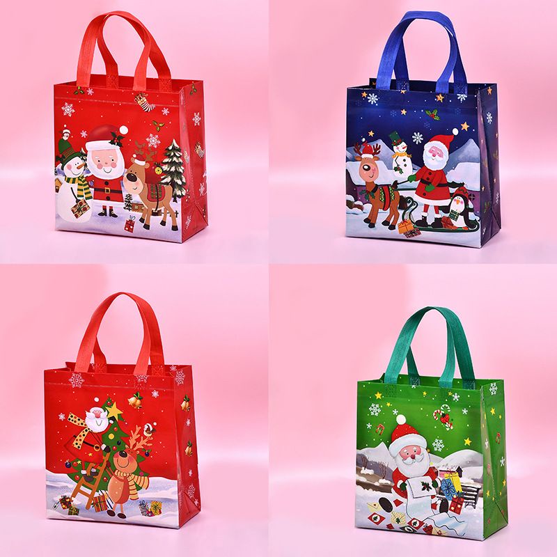 TAS SOUVENIR NATAL HADIAH LUCU GOODIE BAG BESAR TAS BESAR MERRY XMAS