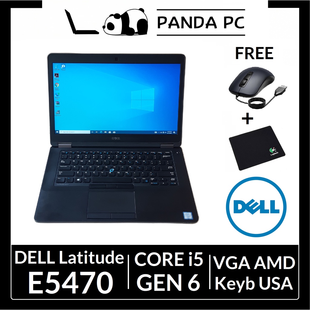 Dell Latitude E5470 Core i5 6440HQ VGA AMD Radeon R7 M360 2GB Laptop Second