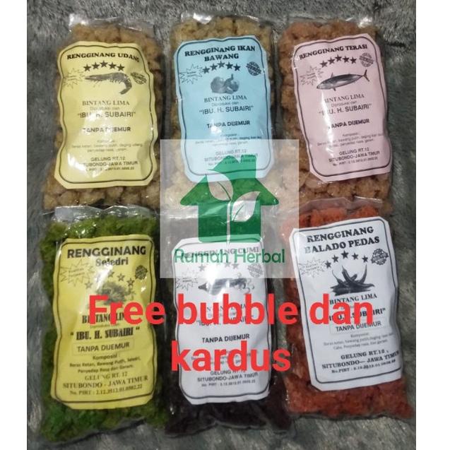 

৳ Rengginang Ibu H. Subairi khas Situbondo langsung goreng bentuk jumputan/jujjuk 500 gram ょ