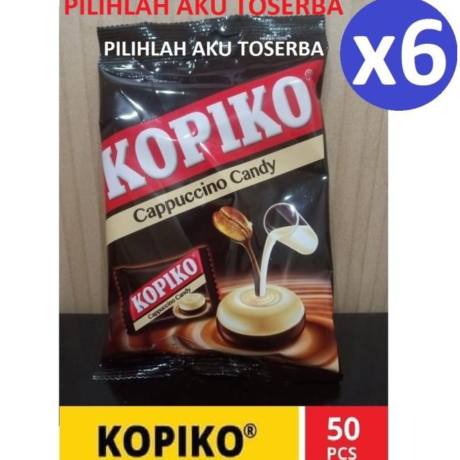 

BAYAR DITEMPAT Permen Kopi KOPIKO CAPPUCCINO CANDY 150 Gr isi 50 - (HARGA 6 BUNGKUS) /PERMEN LUNAK/PERMEN VIRAL/PERMEN MILO/PERMEN YUPI/PERMEN JADUL/PERMEN KARET