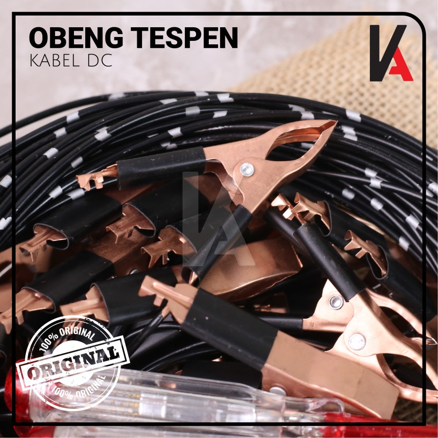 OBENG TESTPEN KABEL DC / TESPEN KABEL AKI DC / TEST PEN MOBIL MOTOR