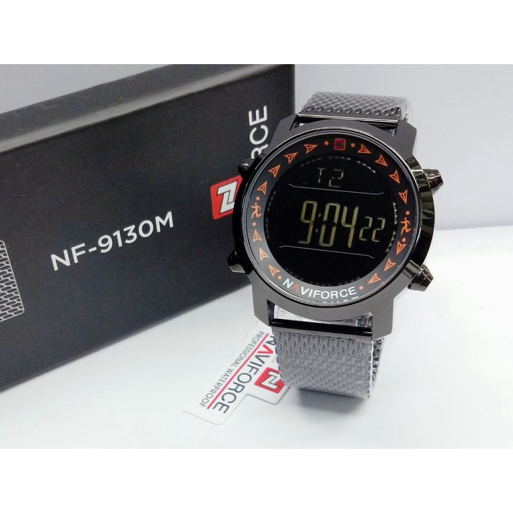 FREE BOX!! jam tangan digital naviforce 9130 ORIGINAL MEWAH kekinian murah meriah terlaris BISA COD gratis ongkir FREE BATERAI CADANGAN bergaransi resmi