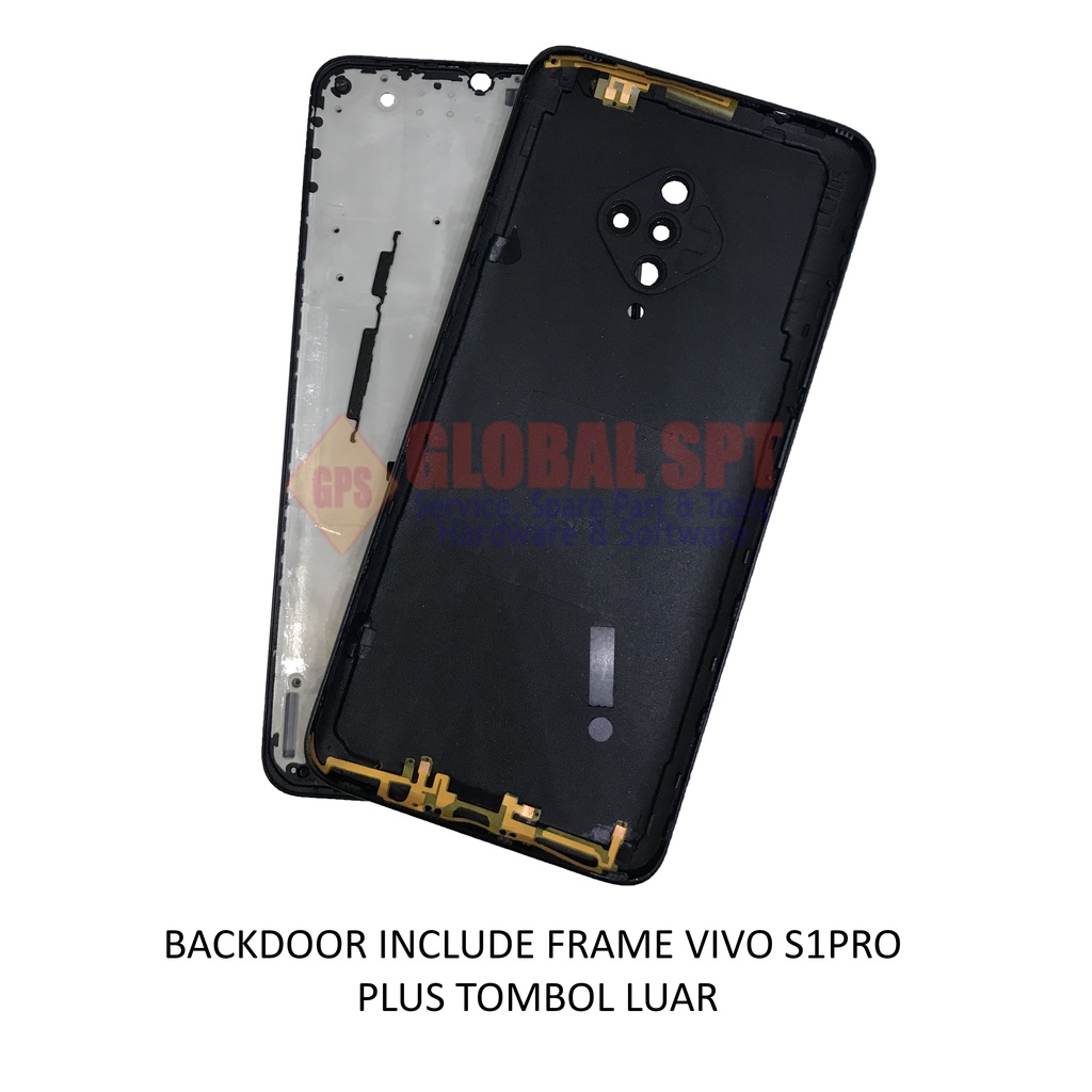 BACKDOOR VIVO S1PRO INCLUDE FRAME / BACK COVER / TUTUP BELAKANG