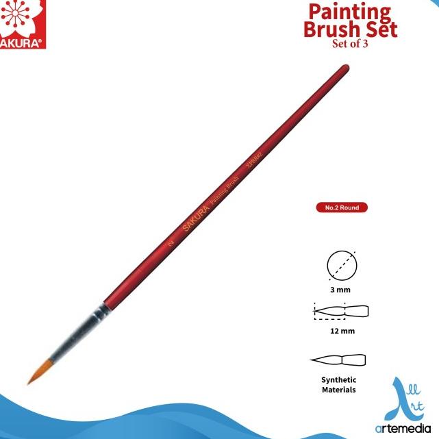 

Sakura Painting Brush Set 3