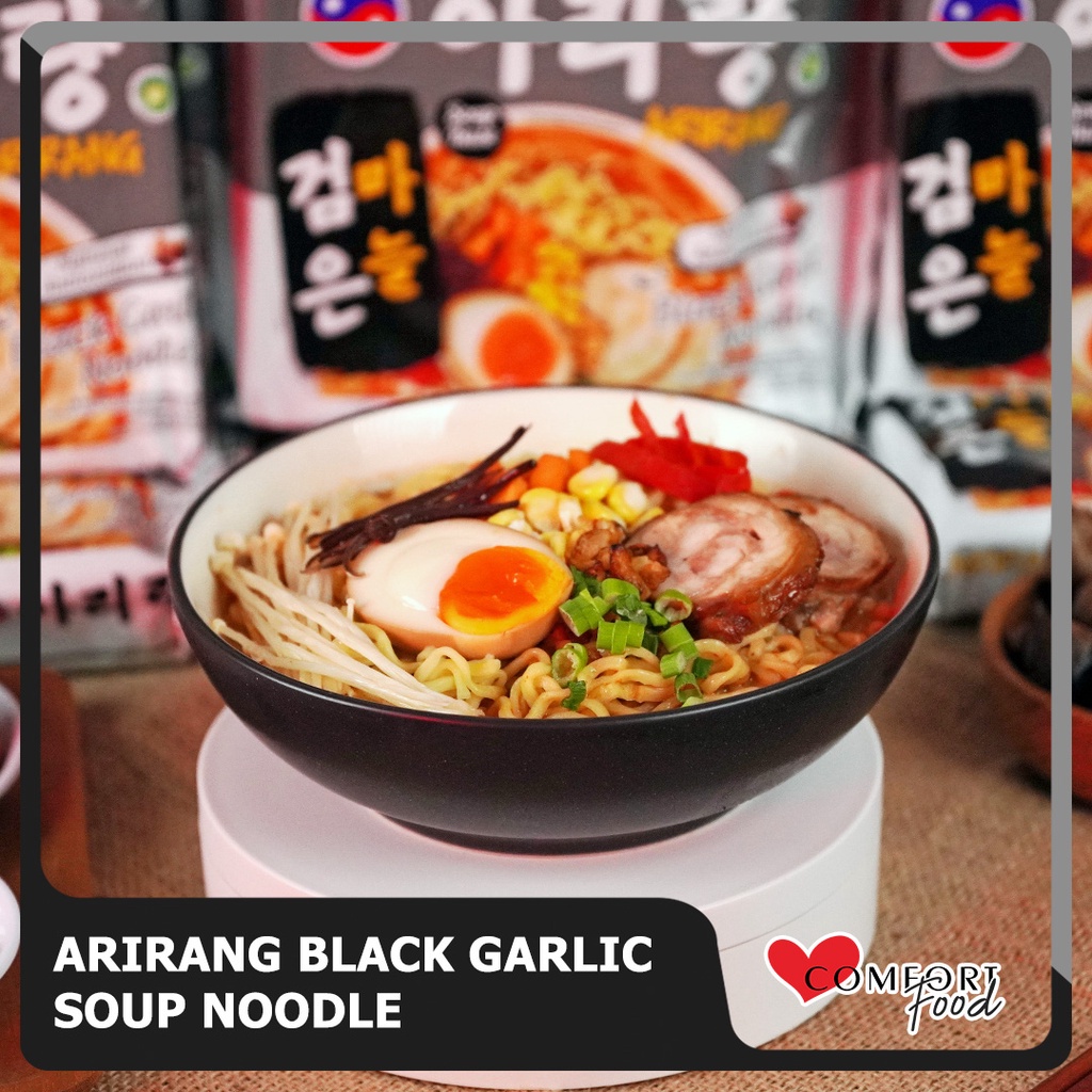 ARIRANG - MIE KUAH BLACK GARLIC NOODLE  - 110 GR