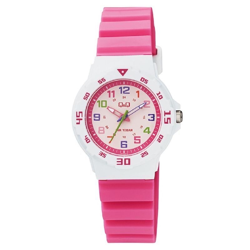 Q&amp;Q QQ QNQ VR19 VR19J 009Y - 014Y Analog Original Watch Jam Tangan Wanita / Anak Tali Karet