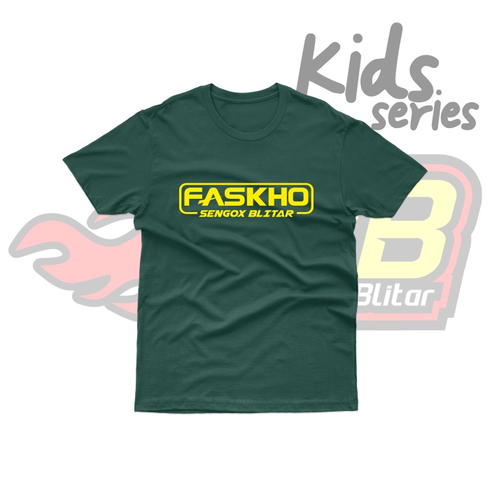 Kaos Distro Anak Faskho 1-12 Tahun Katun Combed Unofficial