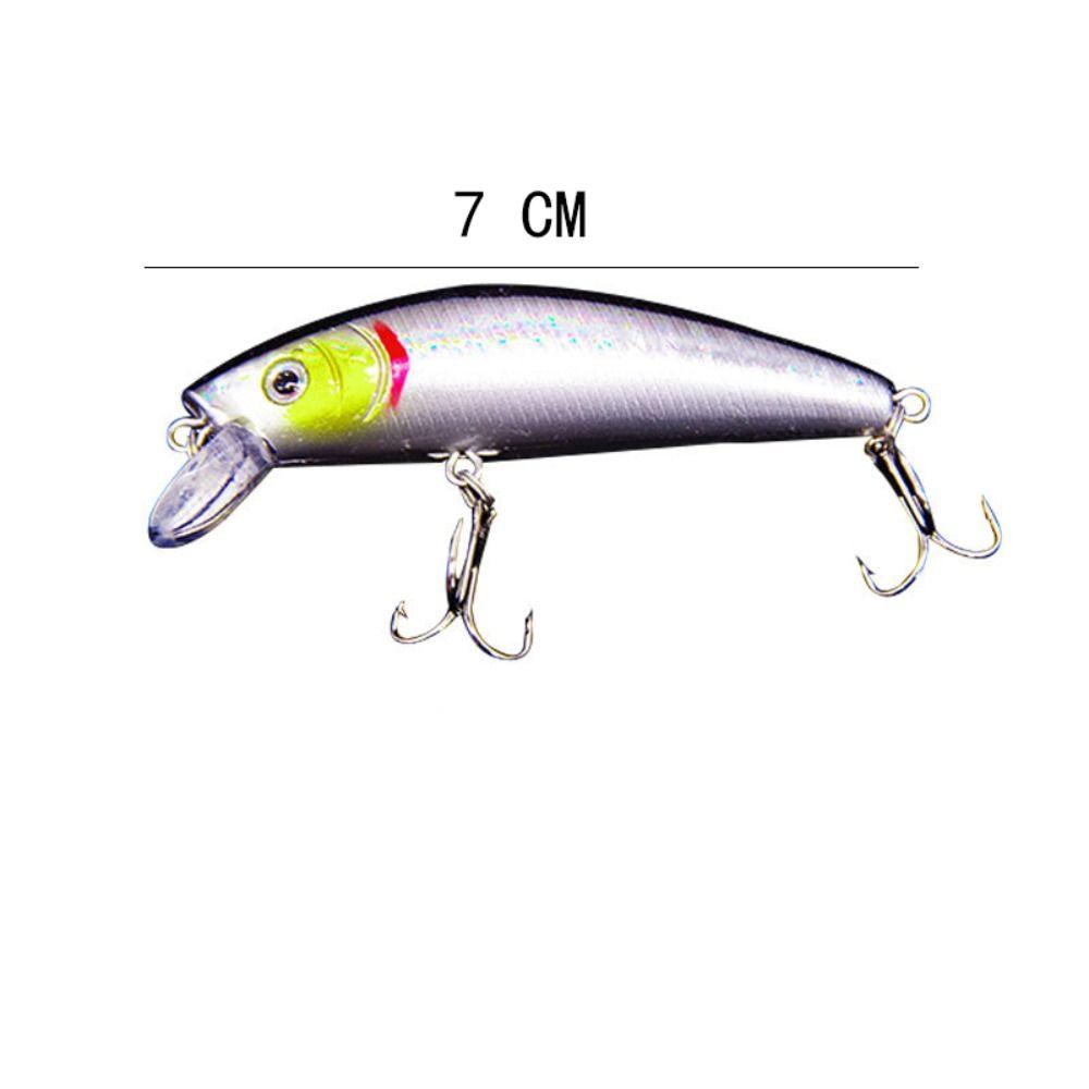 Top 4PCS Umpan Ikan Kecil Tenggelam Luar Crankbaits Lidah Panjang Mikro Ikan Kecil Lures