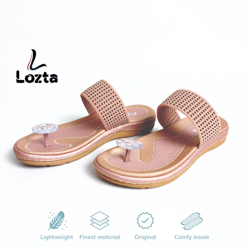 Sendal Wanita Terbaru Lozta TR -  01 Sandal Jepit Kekinian