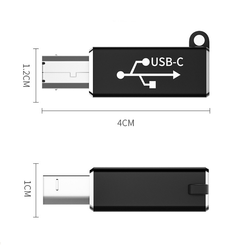 Adapter Konverter Tipe c Ke MIDI Bahan Aluminum Alloy Untuk Mesin Printer