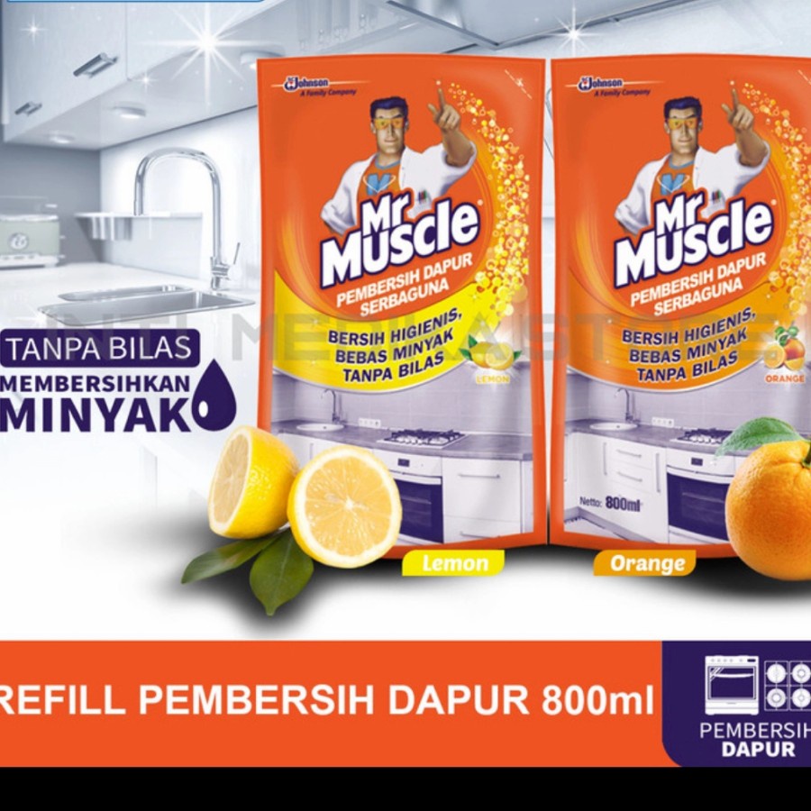 Mr Muscle Pembersih Dapur Serbaguna 800ml