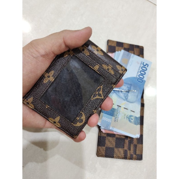 dompet money klip motif