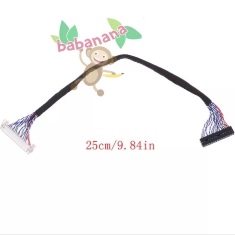 Kabel LVDS D8 FIX-30P-D8 lcd control panel dual display cable lcd