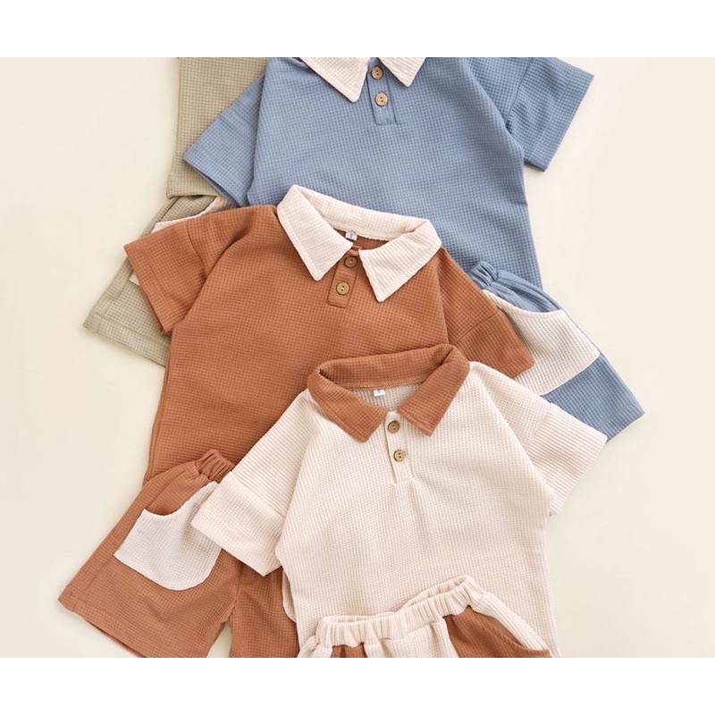 Raneea - Ciakidz kama oversized set baju anak unisex laki laki cowok perempuan cewek setelan anak