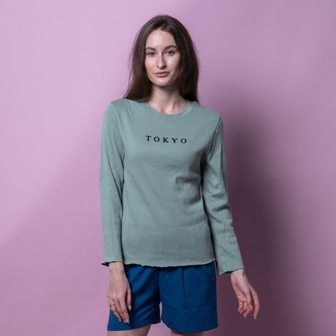 Yoru Sweater Tokyo - Hijau Mint