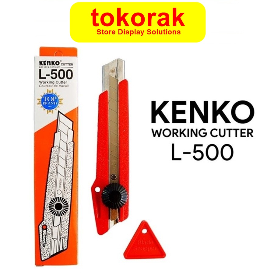 

CUTTER KENKO L - 500 BESAR ALAT PEMOTONG PISAU ATK