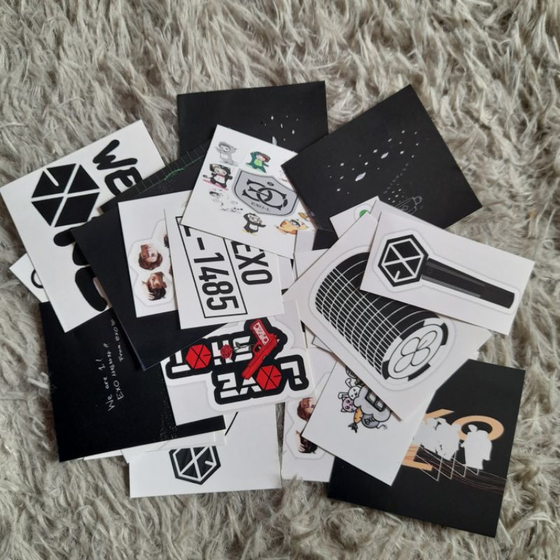 Jual (10pcs) Stiker aesthethick EXO | Stiker exo kpop | stiker chromo ...