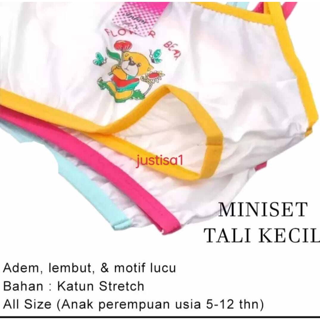 ABG..3 PCS MINISET ANAK REMAJA TALI KECIL TERMURAH