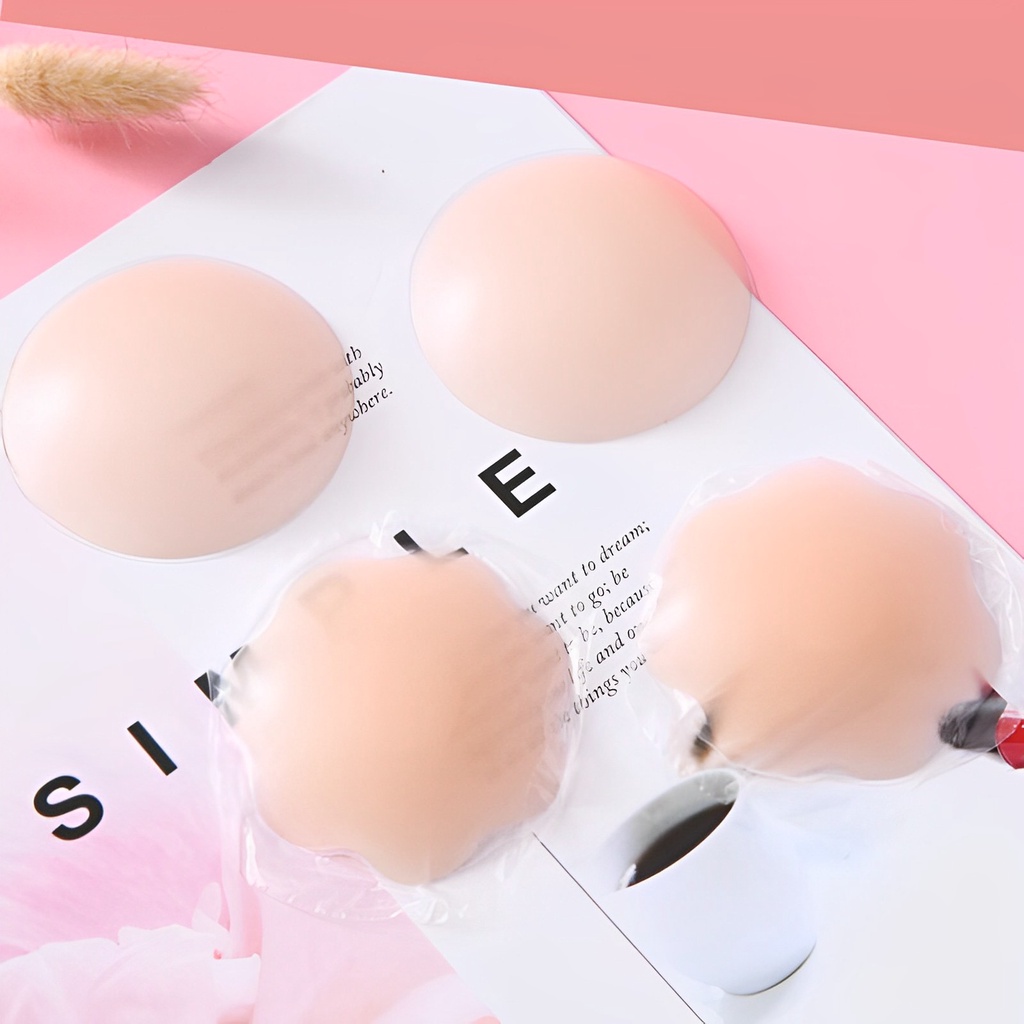 ✅COD [BBS] Sakura Bra Silicone Invisible Bra Tempel penutup puting Payudara Tanpa Tali Bra Pad Nipple