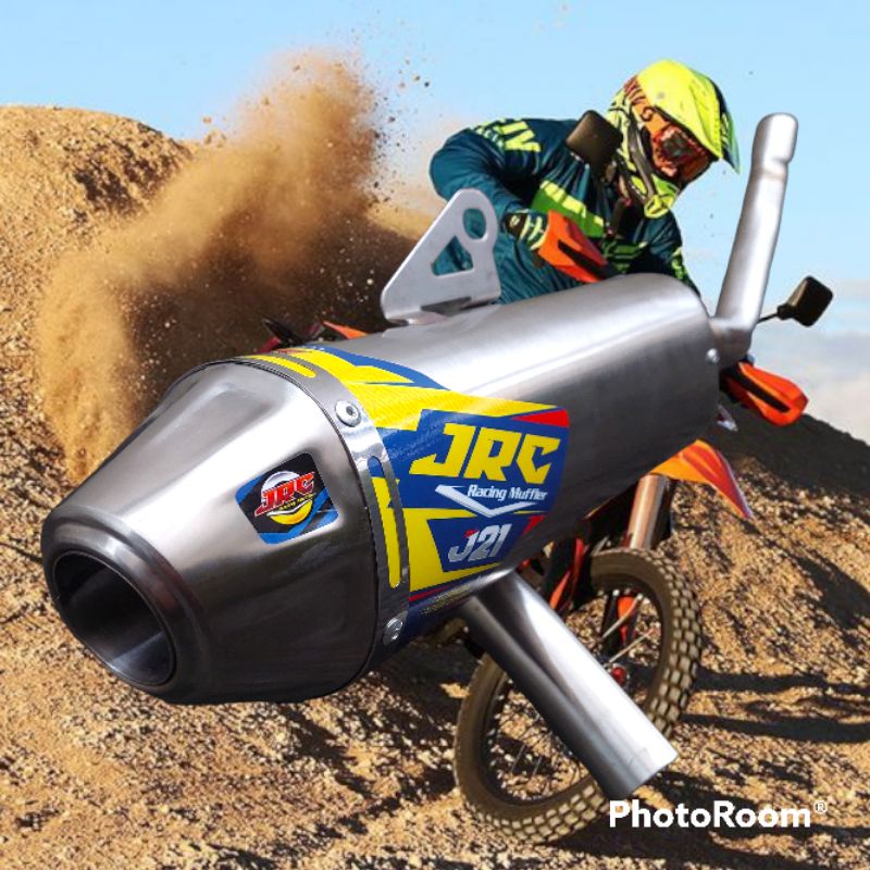Knalpot Racing JRC Untuk Motor KLX CRF WR DTRACKER PNP Bending