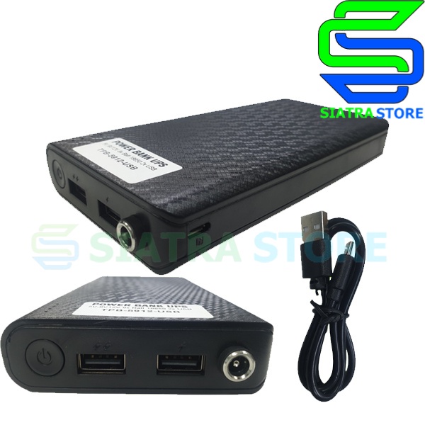 TPB-5912-USB Smart Portable Mini UPS DC USB 5V,9V,12V 6x Batt 18650